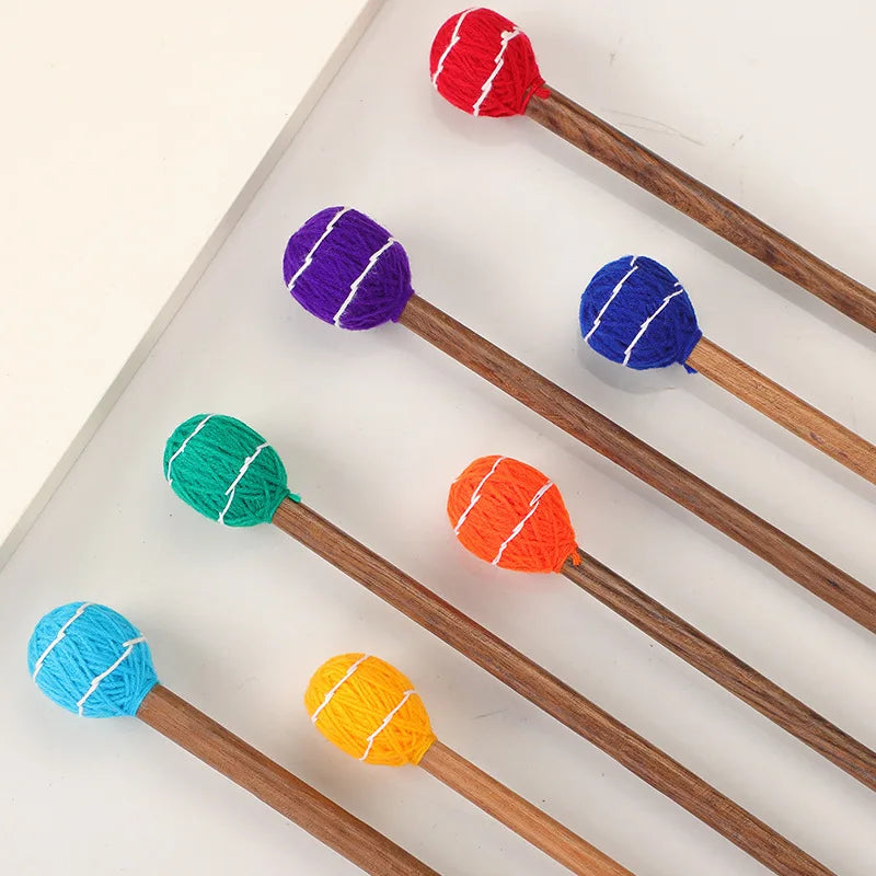 Handmade Singing Bowl Mallet Nepal Wool Felt Therapy Accessory Professional Sound Healing Tool