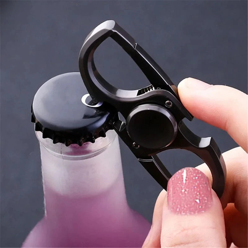 Keychain Bottle Opener Fidget Spinner Fidget Hand Spinner Anti-Anxiety Toy Relieves Stress Finger Spinner Fidget Toys