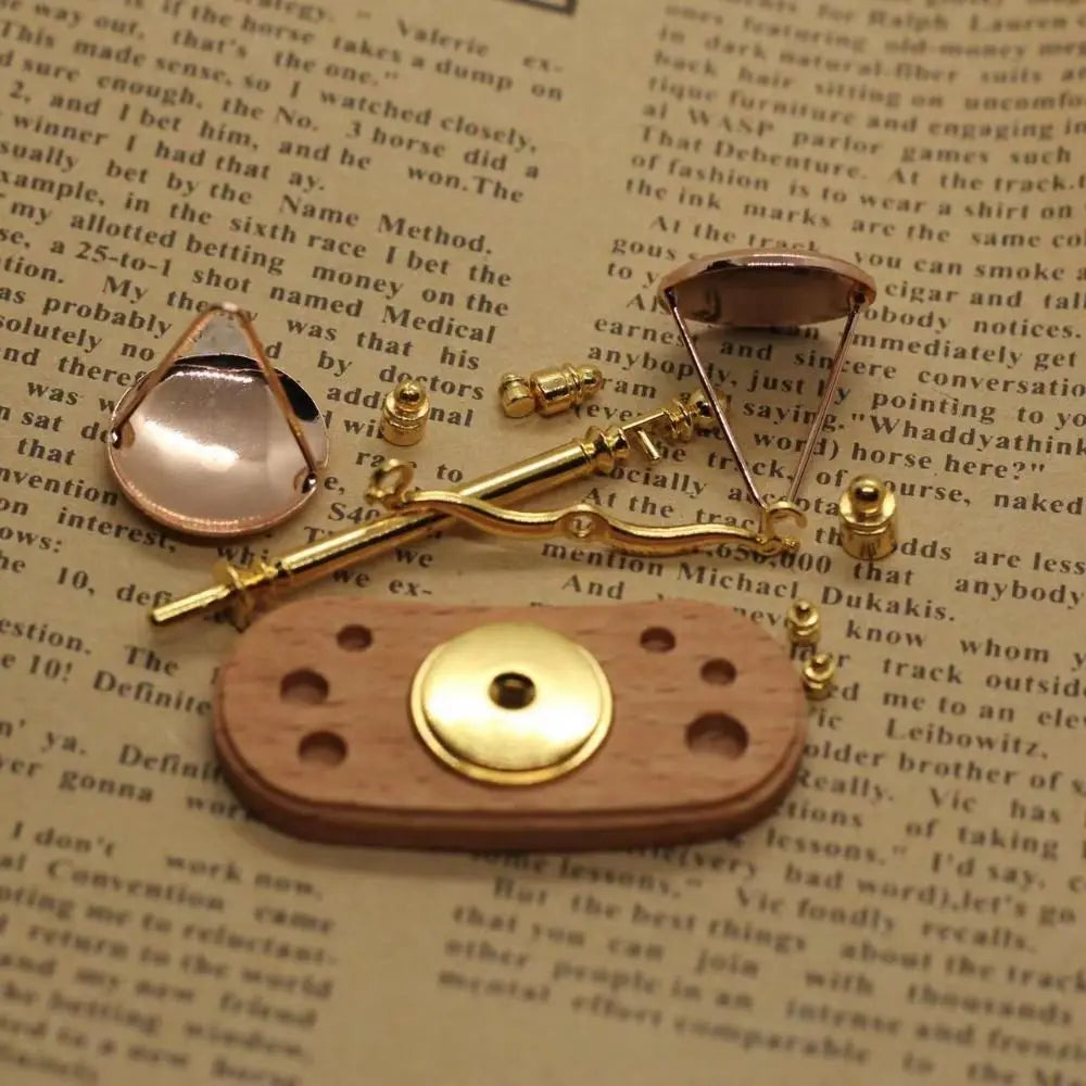 Antique Simulation Balance Scale DIY Craft Mini Balance Toy Model Handmade Traditional Design Justice Scale Model Home Decor