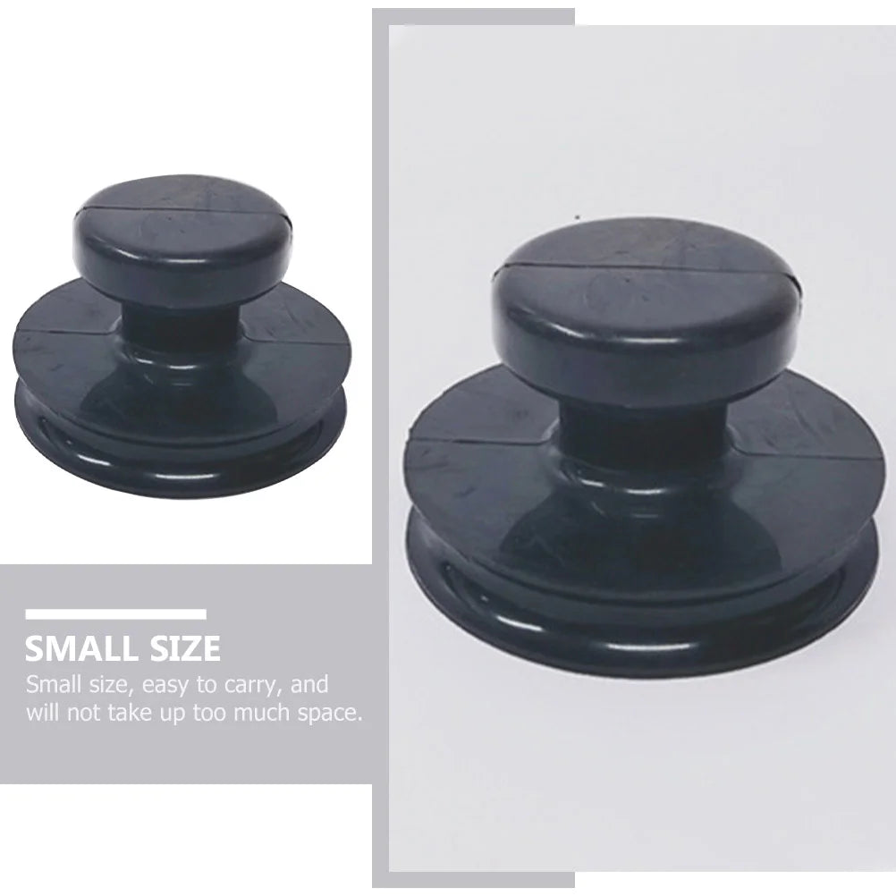 Chakra Bowls Suction Handle Singing Supply Meditation Rubber Practical Sound Handles