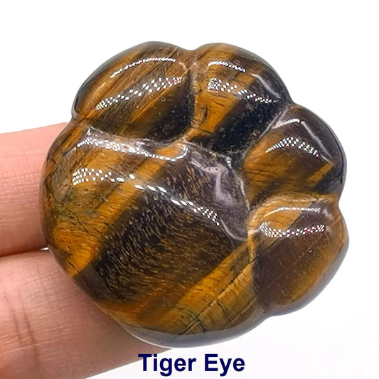 1.5" Natural Chakra Semi-precious Stone Cat's Paw Figurine Amethyst Rose Quartz Kitten Statue Healing Room Ornaments Home Decor – Sensory Relief On‑Demand | Flexible Symptom Support