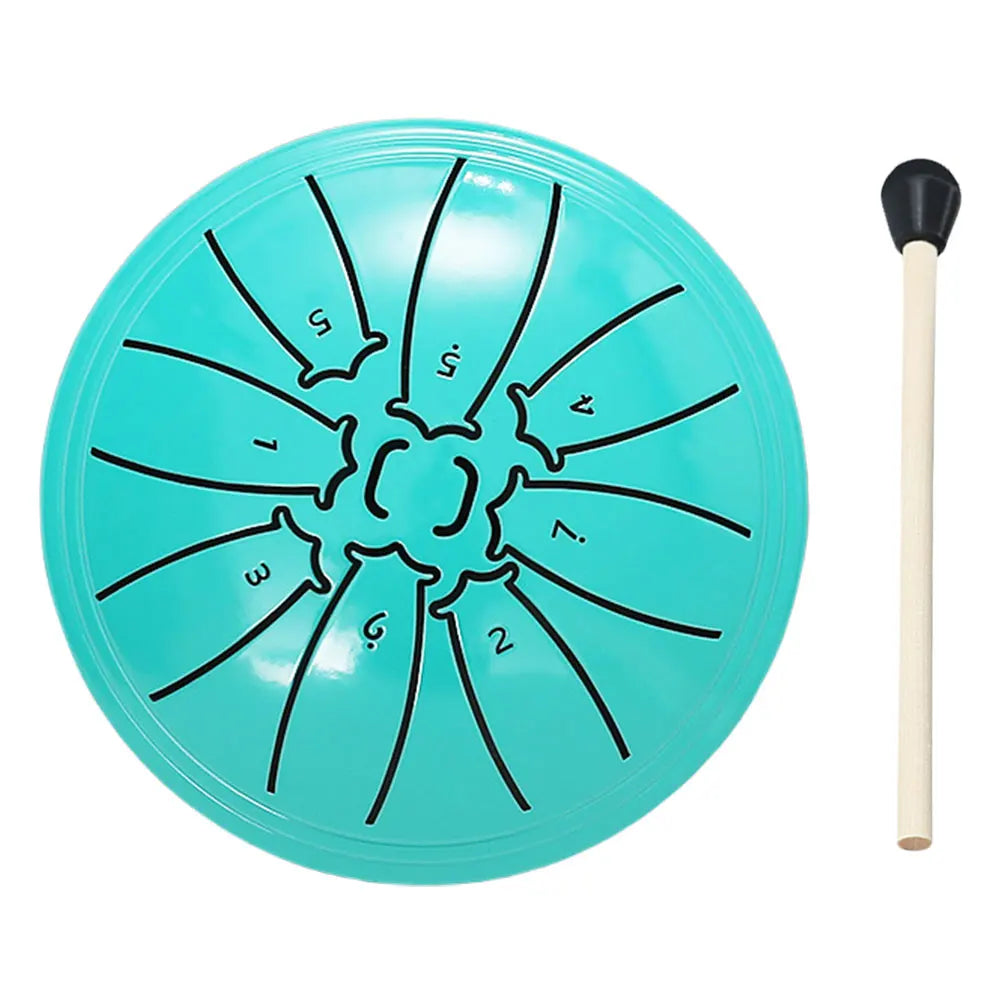 4 Inch 8 Notes Steel Tongue Drum with Drum Mallet Hand Pan Drum Percussion Instruments for Yoga Meditation Unique Gift – Quick Setup | Sensory Regulation Station