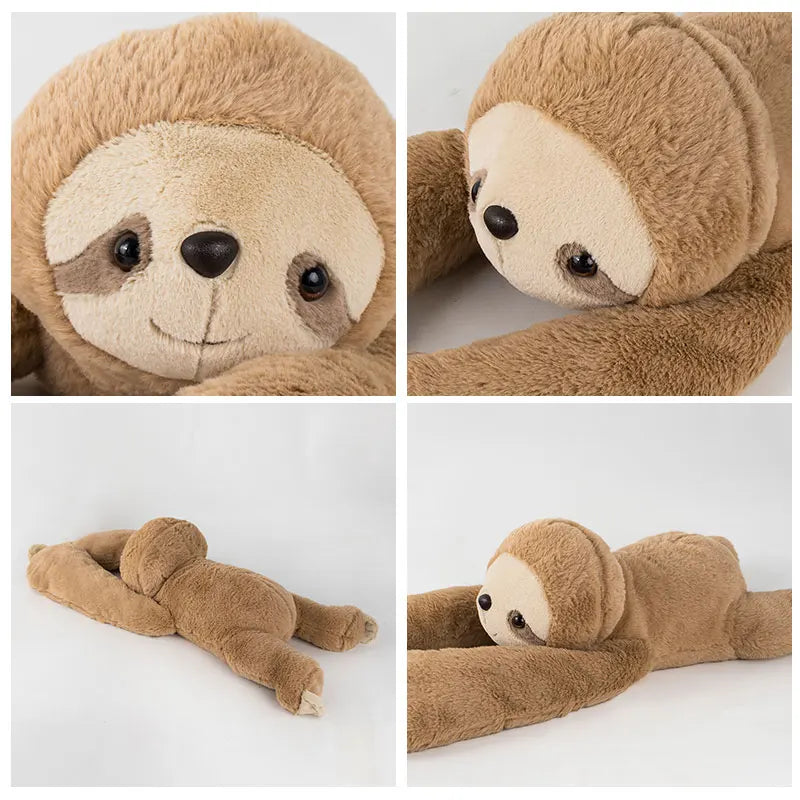 65CM 1kg Sloth Panda Weighted Stuffed Animals Cuddly Plush Pillow Giant Plushie Ideal Gifts