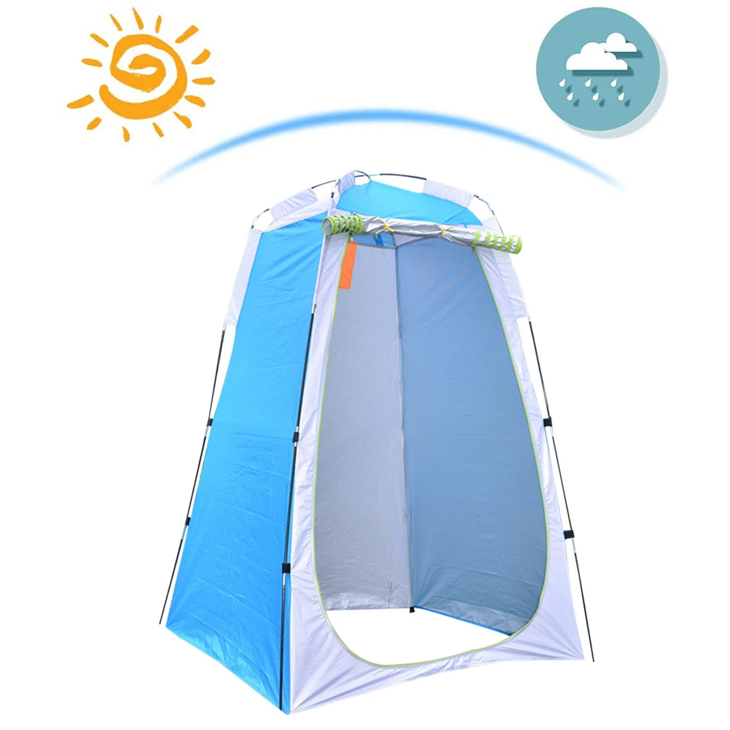 Portable Privacy Shower Toilet Tent Camping Automatic Pop Up Tent UV Function For Outdoor Camping Hiking Dressing Photography