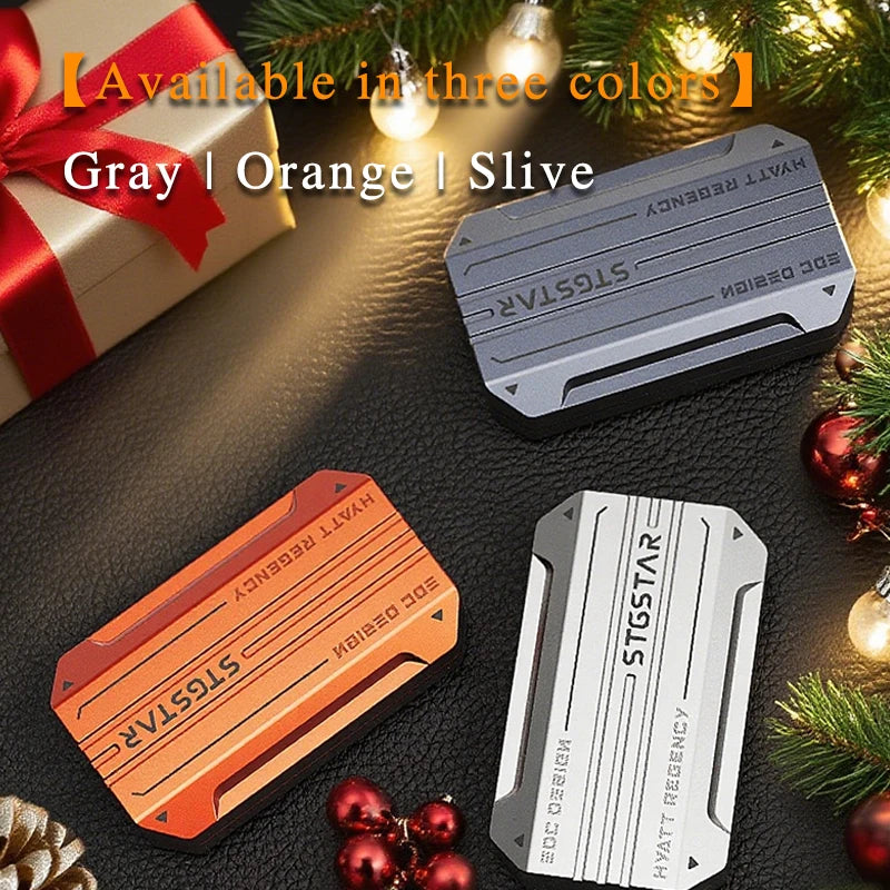 EDC Fidget Keychain Adults Kids Rotating Push Pop Sensory Toys Office Desk Classroom Stress Relief Focus Tool Cool Gadget gift