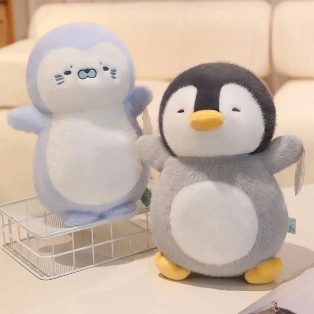 Simulation Penguin Breathing Toy Music Lights Stuffed Animal Breath Penguin Plush Toys 30cm Funny Penguin Soothes Plush Toy