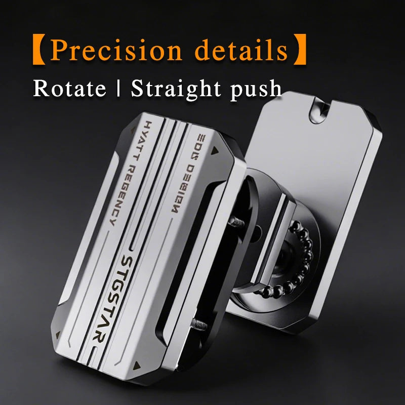 EDC Fidget Keychain Adults Kids Rotating Push Pop Sensory Toys Office Desk Classroom Stress Relief Focus Tool Cool Gadget gift