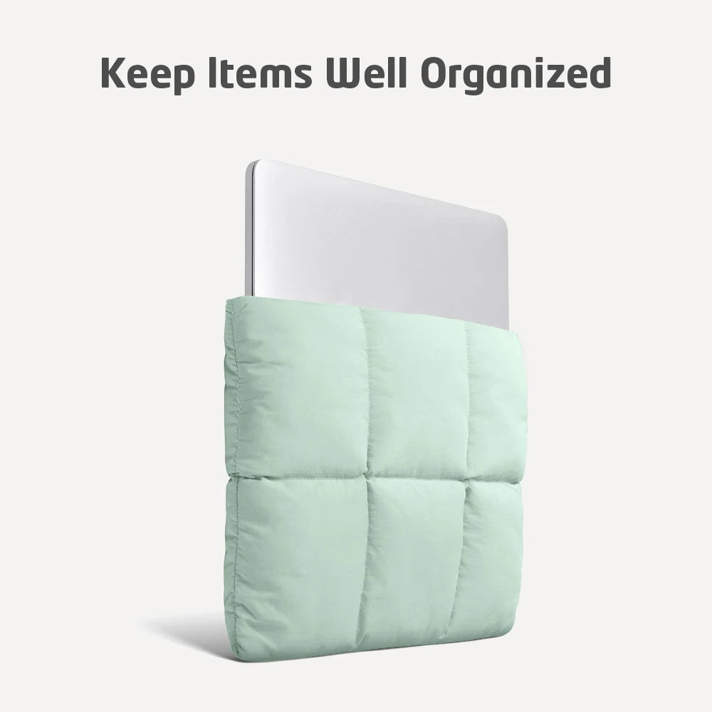 Puffy Laptop Sleeve Bag 13.3 14 15.6 16 inch For MacBook Air Pro Notebook Pouch for Lenovo Asus HP Dell Portable Bag Cover Case