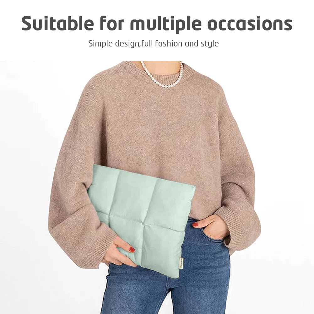 Puffy Laptop Sleeve Bag 13.3 14 15.6 16 inch For MacBook Air Pro Notebook Pouch for Lenovo Asus HP Dell Portable Bag Cover Case