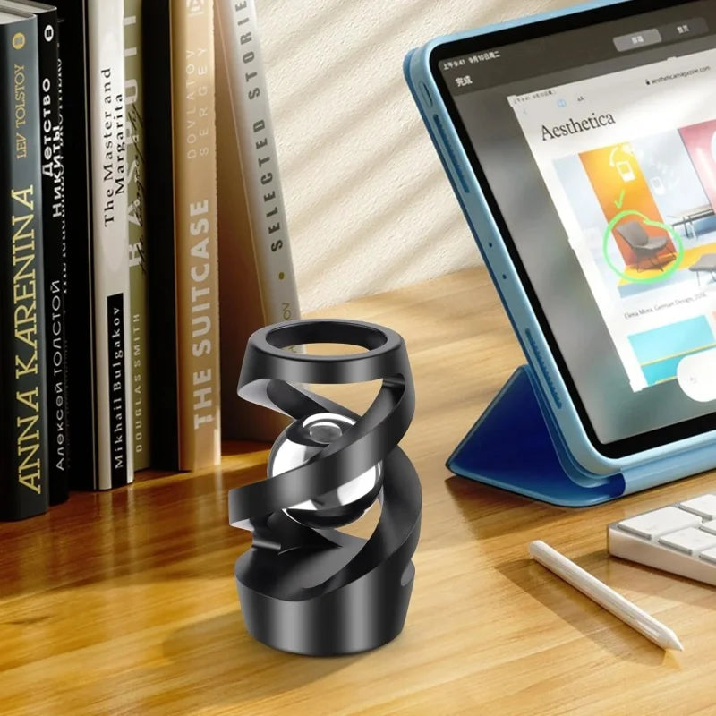 Magnetic Levitation Anti-Gravity Spinning Gyroscope Metal Desk Fidget Toy for Stress Relief Anxiety Hypnotic Floating Ornament