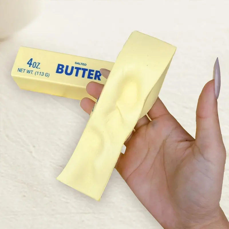 Butter Stick Squeeze Toy Slow Rebound Foam Brick Squishy Anti Anxiety Stress Relief Toys Anti Stress Release Hand Relax Toy Gift