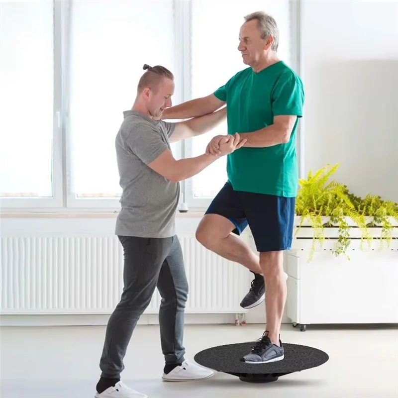 ABHQ-Yoga Swing Balance Board Wobble Non-Slip For Core Training Body Exercise Exerciser