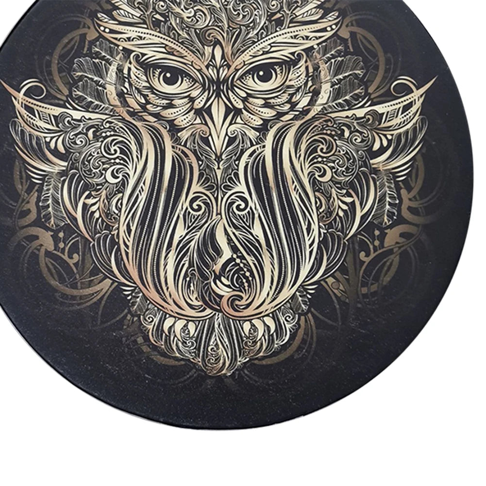 Alchemical Moon Drum Handmade Crafts Fashion Shaman Drum Tree of Life Sound Healing Tool for Spiritual Music Meditation