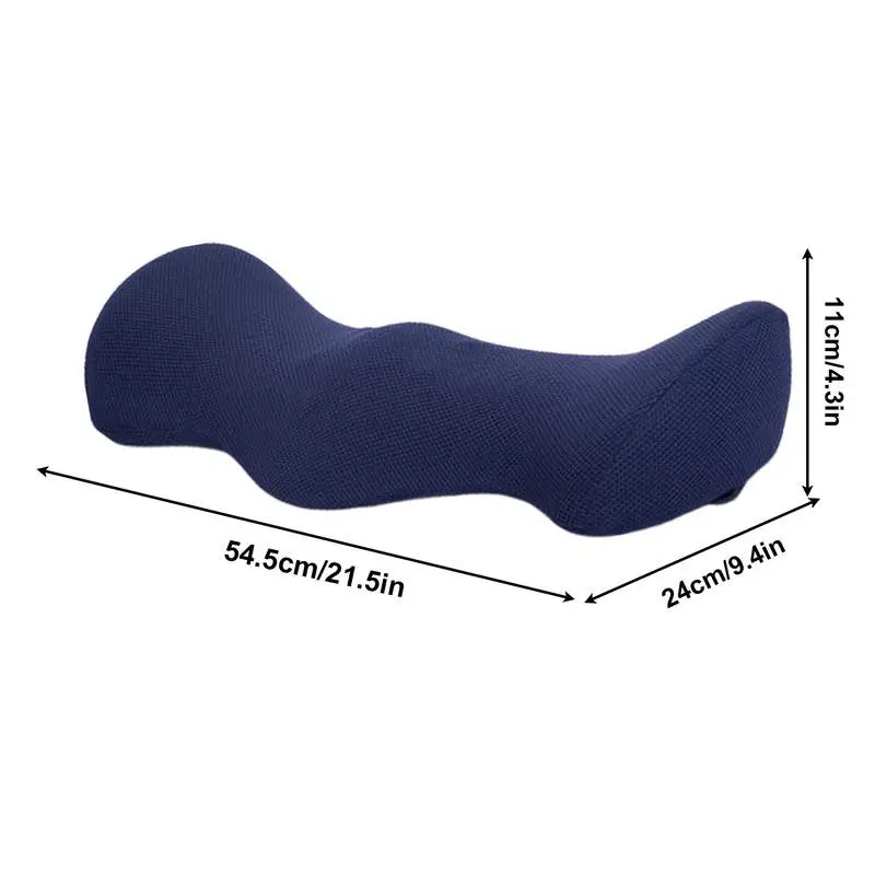 Lower Back Sleeping Pillow Ergonomic Wedge Bolster Pillow Comfortable Back Wedge Pillow Ergonomic Lumbar Support Cushion For