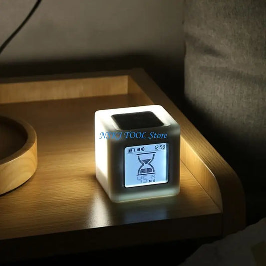 Sensory Selfie – L8RC Cube-Timer, Time Cube-Timer Kitchen Timer Kids Timer for ADHD Productivity Workout Timer Study Countdown 0-99Mins – Quick Check‑In | Prompt Cards & Scales