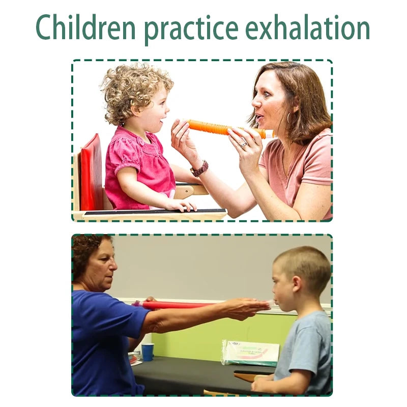 Children Expiratory exercise Breath practice Vital capacity Respiratory trainer exercise tube