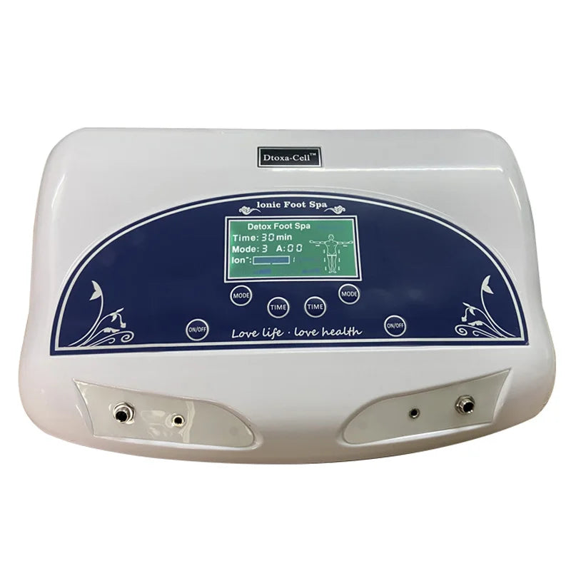 Ionic Foot Detox Bath Ion Detoxification Machine Dual System Foot Bath Cleanse Aqua Health Therapy Simple Use