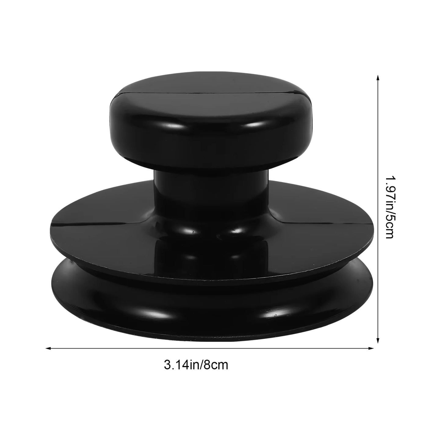 Chakra Bowls Suction Handle Singing Supply Meditation Rubber Practical Sound Handles