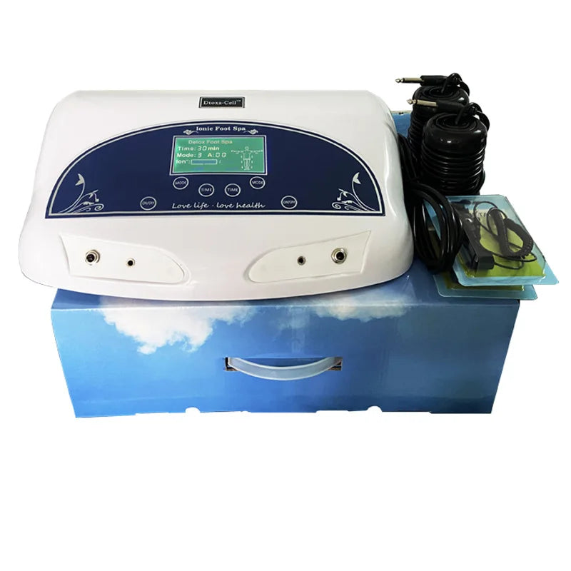 Ionic Foot Detox Bath Ion Detoxification Machine Dual System Foot Bath Cleanse Aqua Health Therapy Simple Use