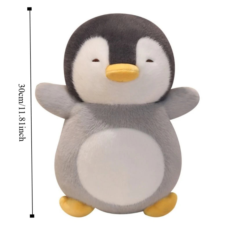 Simulation Penguin Breathing Toy Music Lights Stuffed Animal Breath Penguin Plush Toys 30cm Funny Penguin Soothes Plush Toy