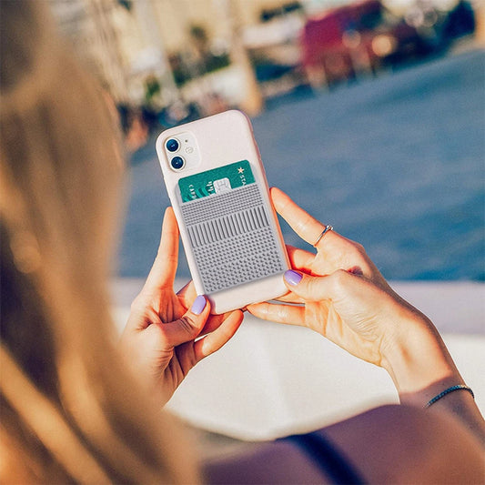 5 Pack Silicone Sensory Phone Wallet Tactile Sticky Phone Card Holder Cell Phone Wallet for Work School Travel – Creative Regulation | Mindful Making