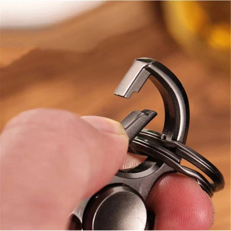 Keychain Bottle Opener Fidget Spinner Fidget Hand Spinner Anti-Anxiety Toy Relieves Stress Finger Spinner Fidget Toys