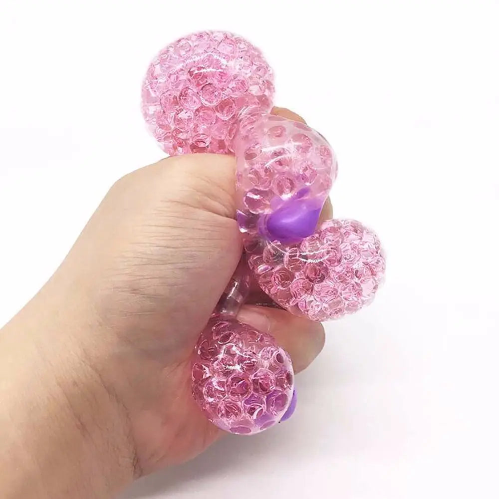 Funny Kids Fidget Toys Anxiety Toy Squeeze Toys Scented Bead Stress Reliever Simulation Fruit Banana Mini Ball Toy Sensory Toy