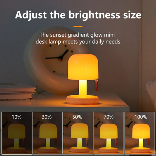 Sunset Night Light Led Table Lamp Mini USB Rechargeable Desk Bedside Bedroom Bar Room Decor Atmosphere Mood Light Minimalist – Ready‑to‑Use Access Kit | Pop‑Up Sensory Room