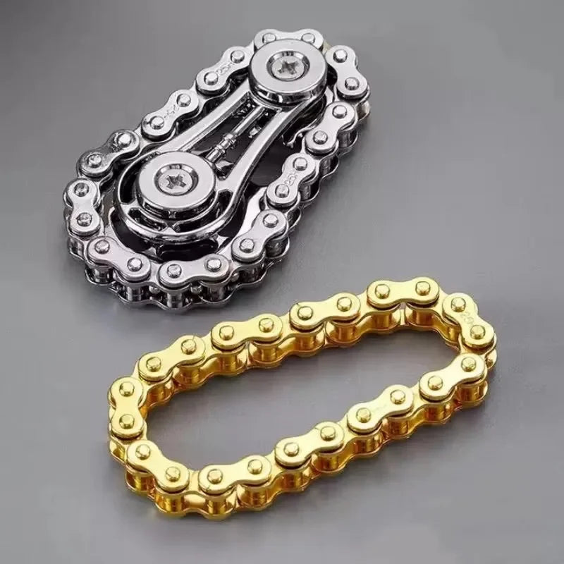 Metal Hand Spinner Chain Gear Toys Metal Fidget Spinner Adult Edc Fidget Focus Adhd Tool Office Stress Relief Toys