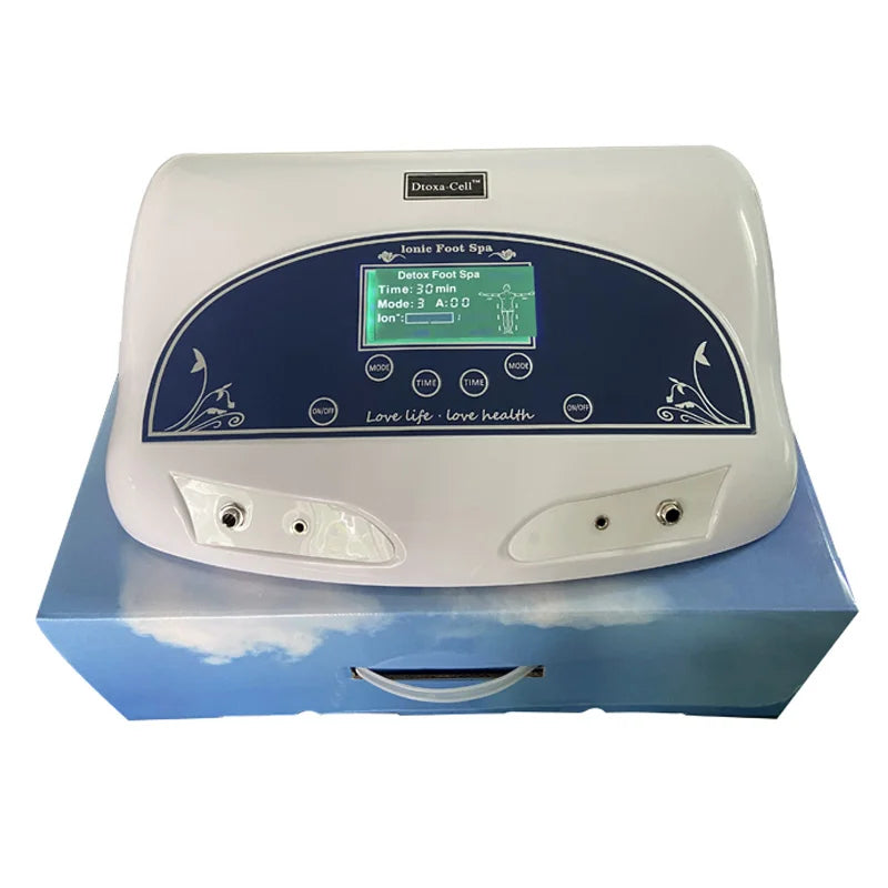Ionic Foot Detox Bath Ion Detoxification Machine Dual System Foot Bath Cleanse Aqua Health Therapy Simple Use