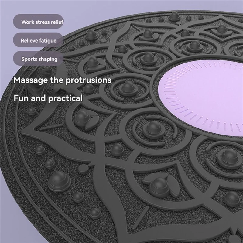 ABHQ-Yoga Swing Balance Board Wobble Non-Slip For Core Training Body Exercise Exerciser