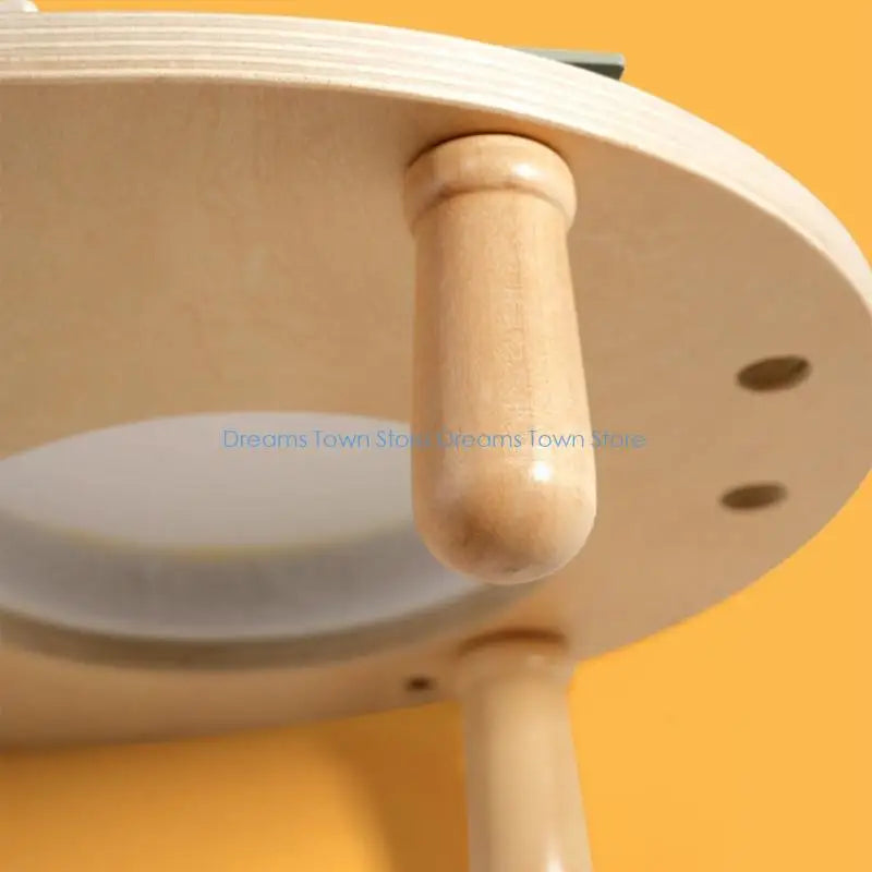 HX6A Portable Wooden Childrens Musical Toy Set Combining Drums Chimes&Xylophone Suitable For Educational Sensory Development