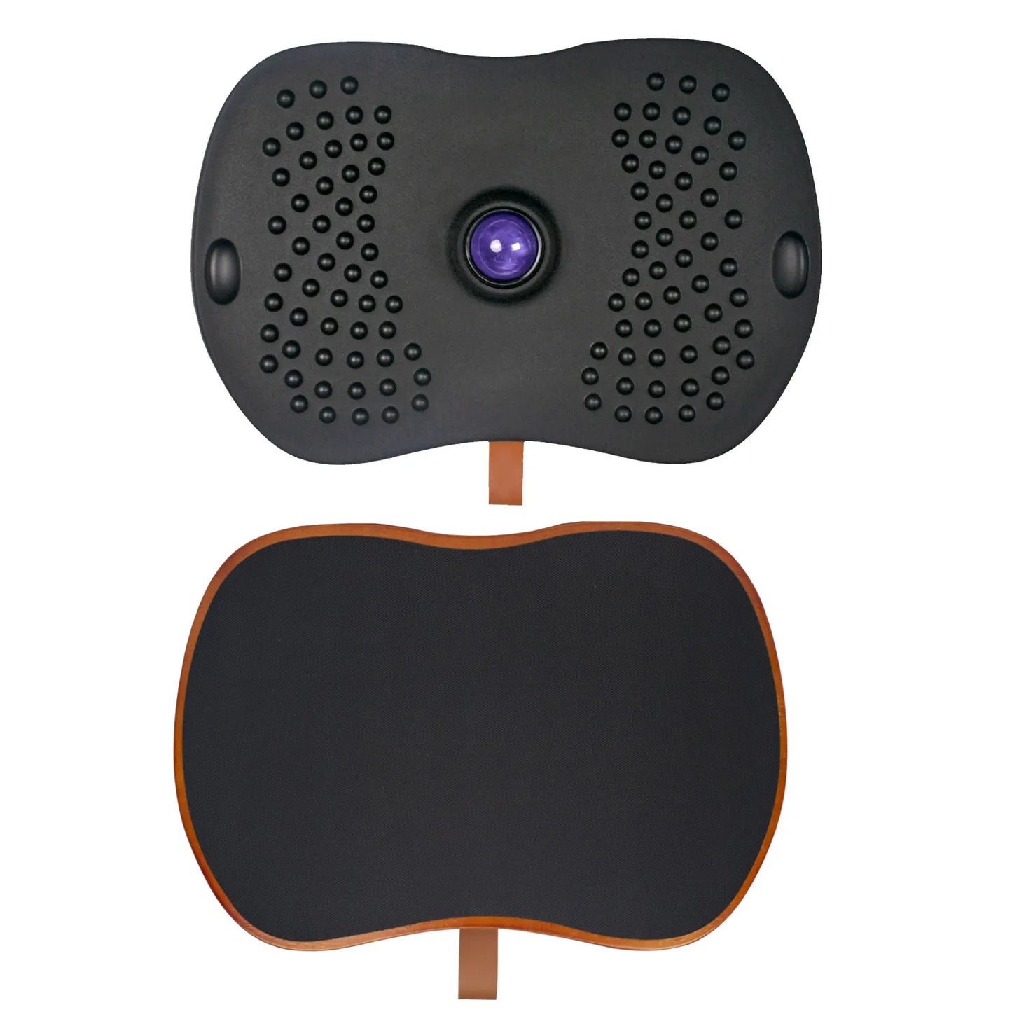 1 Anti Fatigue Wooden Balance Wobble Board Mat Balance Board Stability Rocker With Ergonomic Design Twist Board