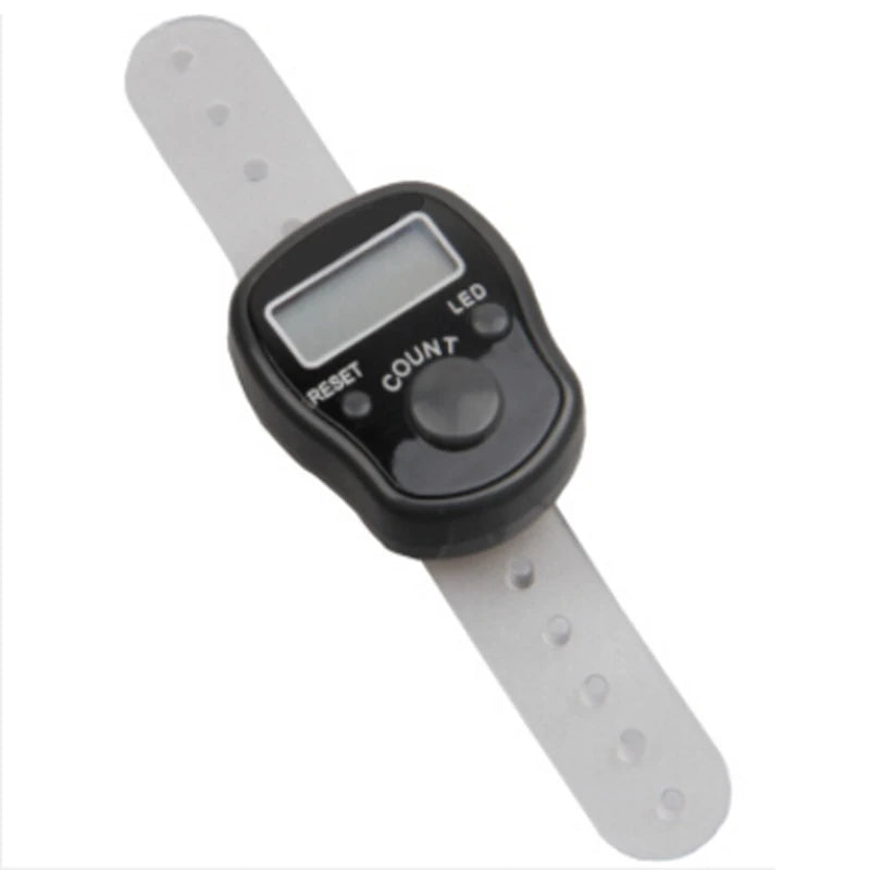 Digital Tally Finger Counter with Led, Colorful Tasbeeh Tasbih 5-Digits Counter Clickers with Led Light, Carry Ring,