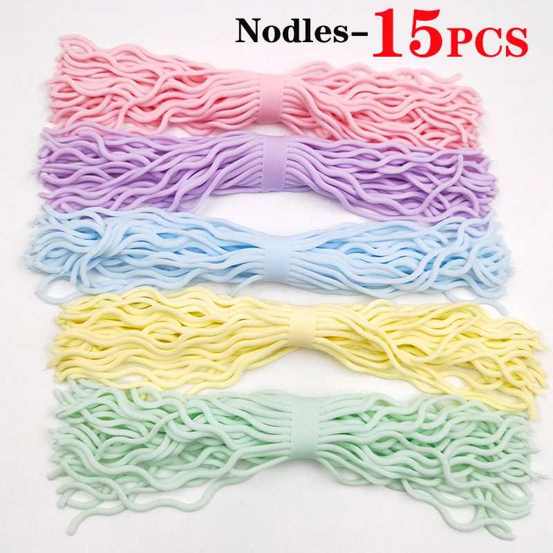 5/30PCS Funny Stretch Sensory Toys Unicorn Caterpillar Dinosaur Alpaca Kawaii Fidget Toys Stress Relief Gifts for Children Adult