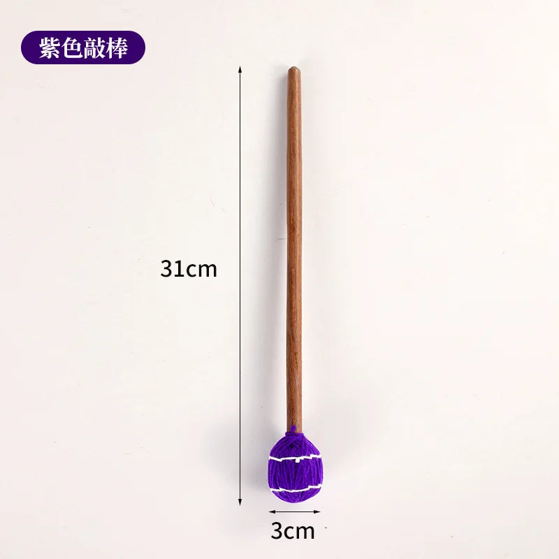 Handmade Singing Bowl Mallet Nepal Wool Felt Therapy Accessory Professional Sound Healing Tool