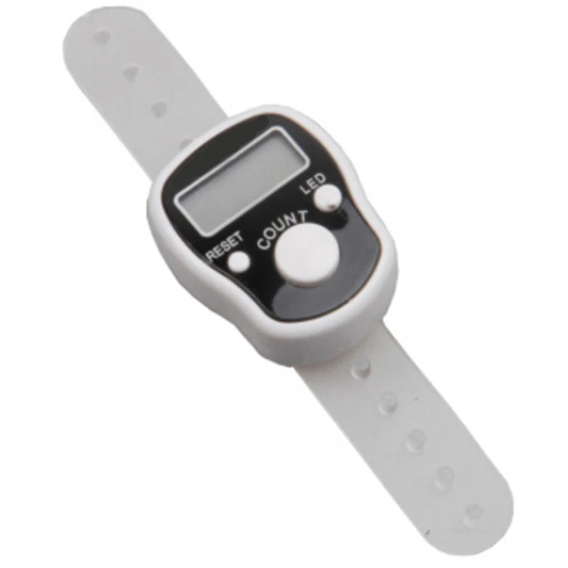 Digital Tally Finger Counter with Led, Colorful Tasbeeh Tasbih 5-Digits Counter Clickers with Led Light, Carry Ring,