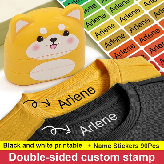 Customize name seals for children, waterproof seals for clothing,dual color name seals for students and kids returning to school – Polyvagal‑Informed Support | Zone‑Wise Regulation