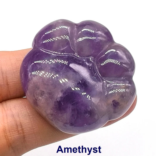 1.5" Natural Chakra Semi-precious Stone Cat's Paw Figurine Amethyst Rose Quartz Kitten Statue Healing Room Ornaments Home Decor – Sensory Relief On‑Demand | Flexible Symptom Support