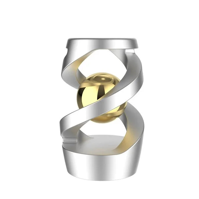 Magnetic Levitation Anti-Gravity Spinning Gyroscope Metal Desk Fidget Toy for Stress Relief Anxiety Hypnotic Floating Ornament