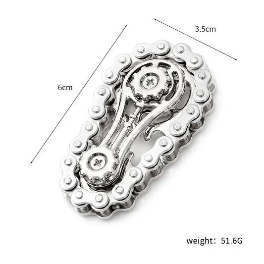 Metal Hand Spinner Chain Gear Toys Metal Fidget Spinner Adult Edc Fidget Focus Adhd Tool Office Stress Relief Toys