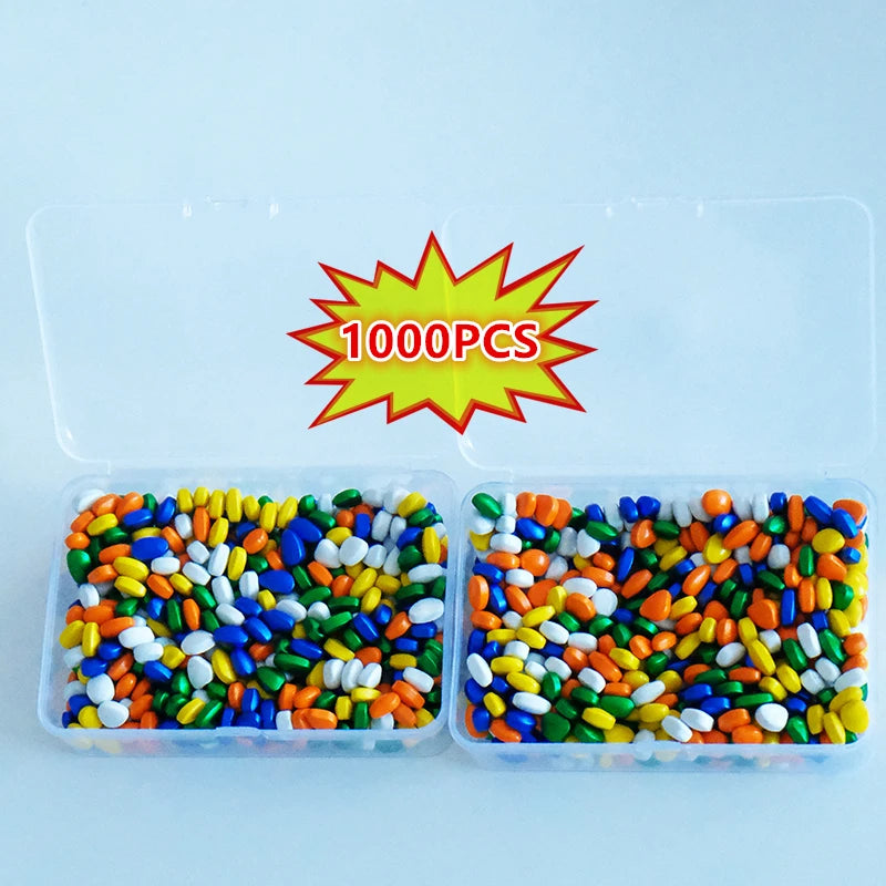 1000 PCS Magnetic Ferrite Putty Weak Magnet Fidget Rock Pebbles Anxiety Anti Stress Relief Toys for Adults ADHD Autism DIY Gift