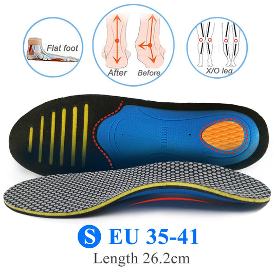 EVA Orthopedic Insoles Orthotics Flat Foot Health Sole Pad For Shoes Insert Arch Support Pad For Plantar Fasciitis Men Woman
