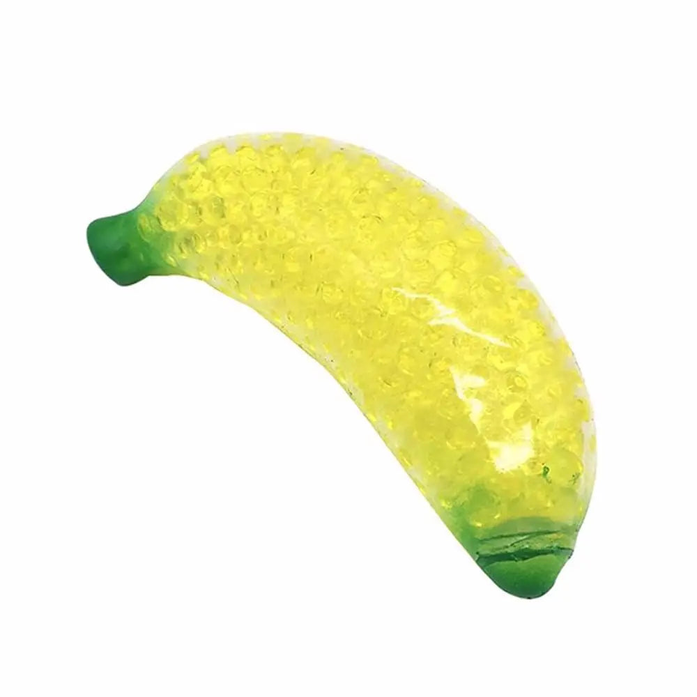 Funny Kids Fidget Toys Anxiety Toy Squeeze Toys Scented Bead Stress Reliever Simulation Fruit Banana Mini Ball Toy Sensory Toy