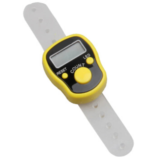 Digital Tally Finger Counter with Led, Colorful Tasbeeh Tasbih 5-Digits Counter Clickers with Led Light, Carry Ring,