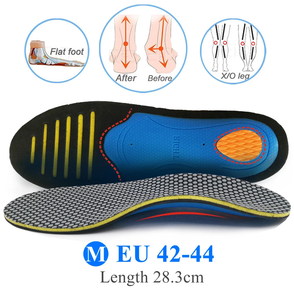 EVA Orthopedic Insoles Orthotics Flat Foot Health Sole Pad For Shoes Insert Arch Support Pad For Plantar Fasciitis Men Woman