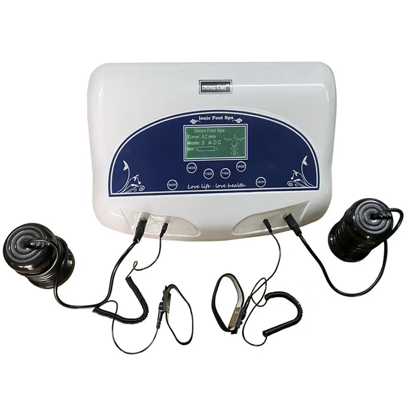 Ionic Foot Detox Bath Ion Detoxification Machine Dual System Foot Bath Cleanse Aqua Health Therapy Simple Use