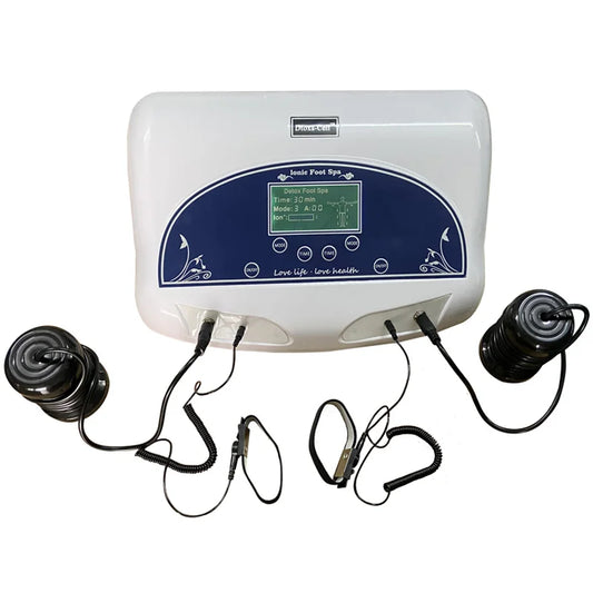 Ionic Foot Detox Bath Ion Detoxification Machine Dual System Foot Bath Cleanse Aqua Health Therapy Simple Use