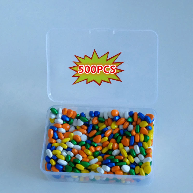 1000 PCS Magnetic Ferrite Putty Weak Magnet Fidget Rock Pebbles Anxiety Anti Stress Relief Toys for Adults ADHD Autism DIY Gift