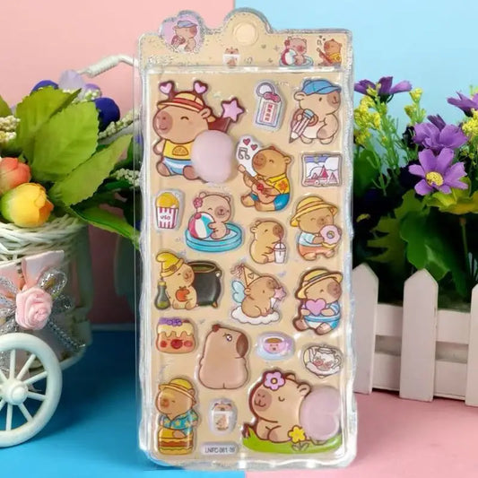 1 Sheet 3D Cute Animal Butt Stickers, Stress Relief Puffy Squishy Sticker for DIY Scrapbook Guitar Phone Case Laptop Decal – Creative Regulation | Mindful Making